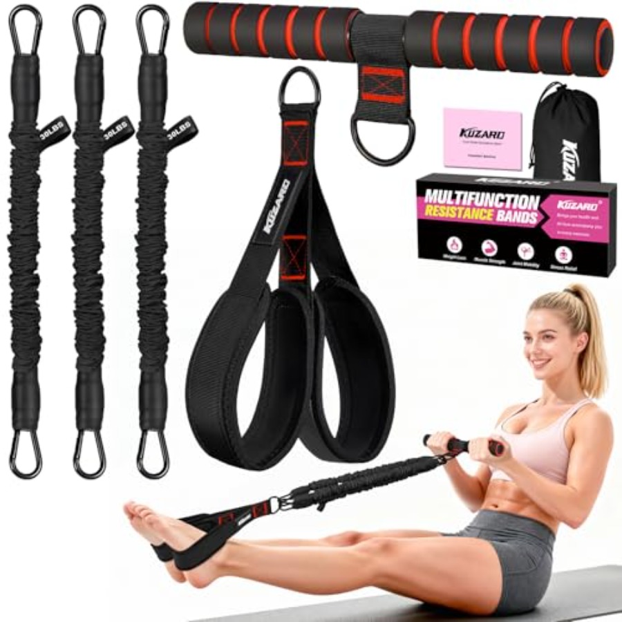 Home Gym Leg - Multifunction pedal resistance band with handle