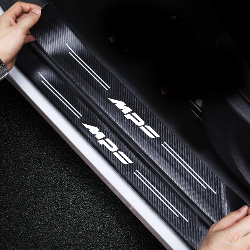 Weight Plate Bumper - Car Door Sill Protective Sticker Carbon