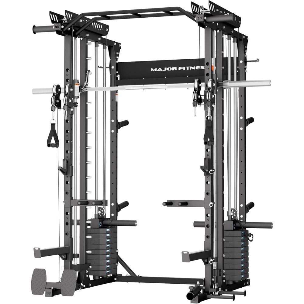 Home Gym Rack With Cables - Drone MAX V Smith hine with