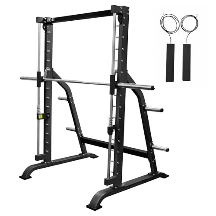 Leg Press Machine - Smith Machine Multi-Function Power Rack for