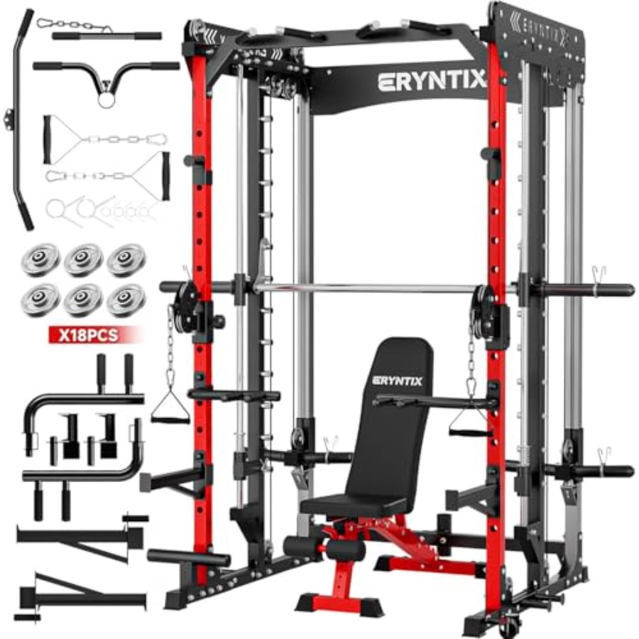 Smith Machine 2600 LBS Capacit - Home Gym Rack With Cables recensie en prijs
