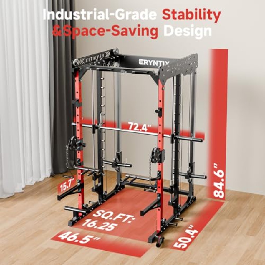 Smith Machine 2600 LBS Capacit - Home Gym Rack With Cables recensie en prijs