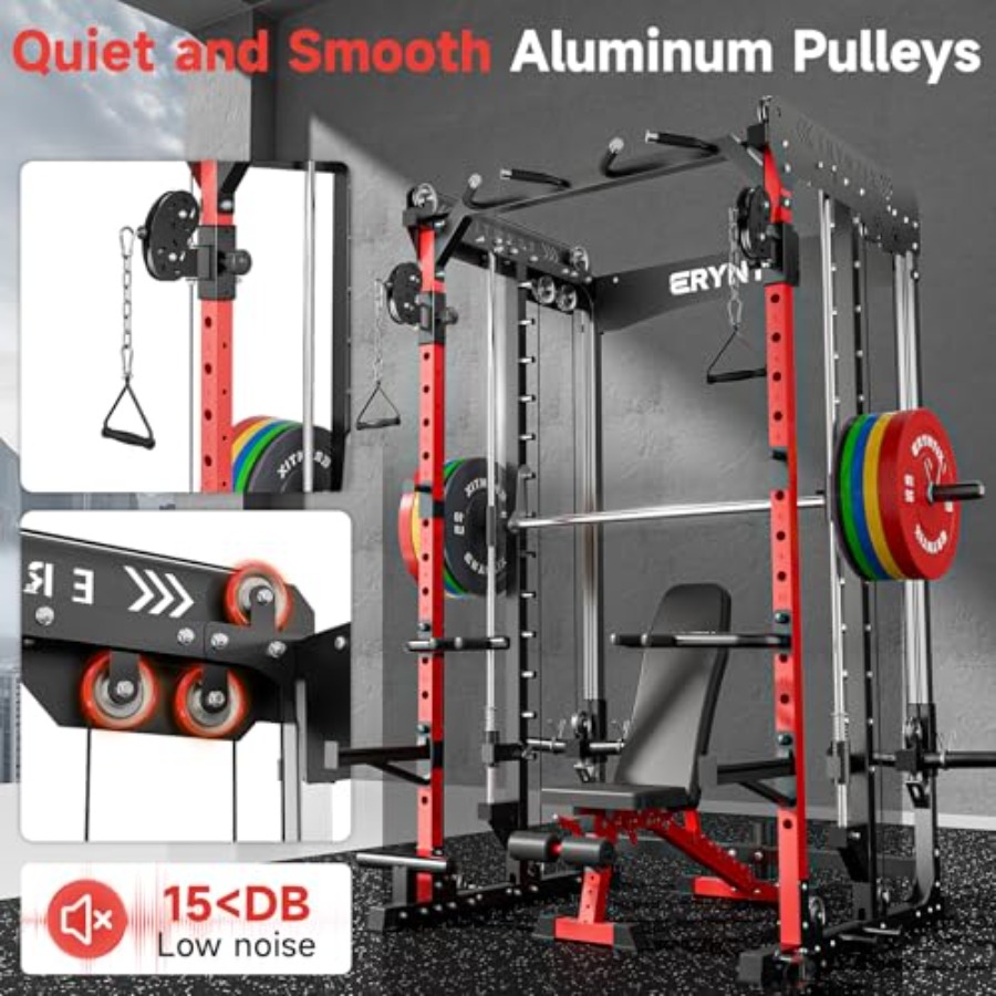 Smith Machine 2600 LBS Capacit - Home Gym Rack With Cables recensie en prijs