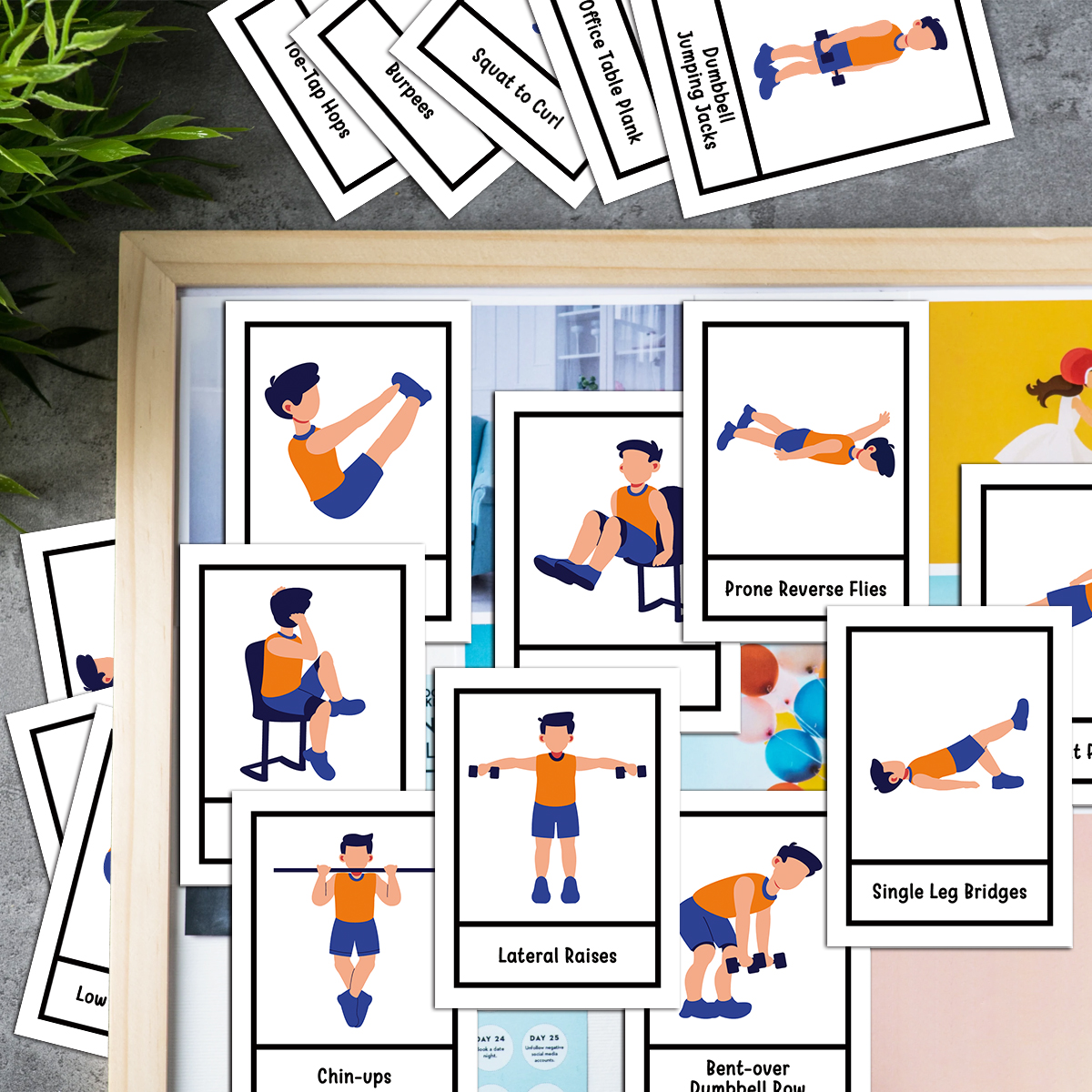 50pcs Exercise Fitness Flashca - Workout Plan Home Gym recensie en prijs
