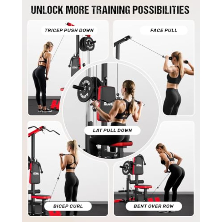 Home gym LAT pulldown machine, - Lat Pulldown Cable recensie en prijs