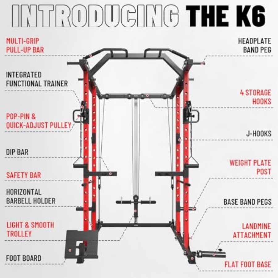 Home gym power cage with steel - Lat Pulldown Cable recensie en prijs