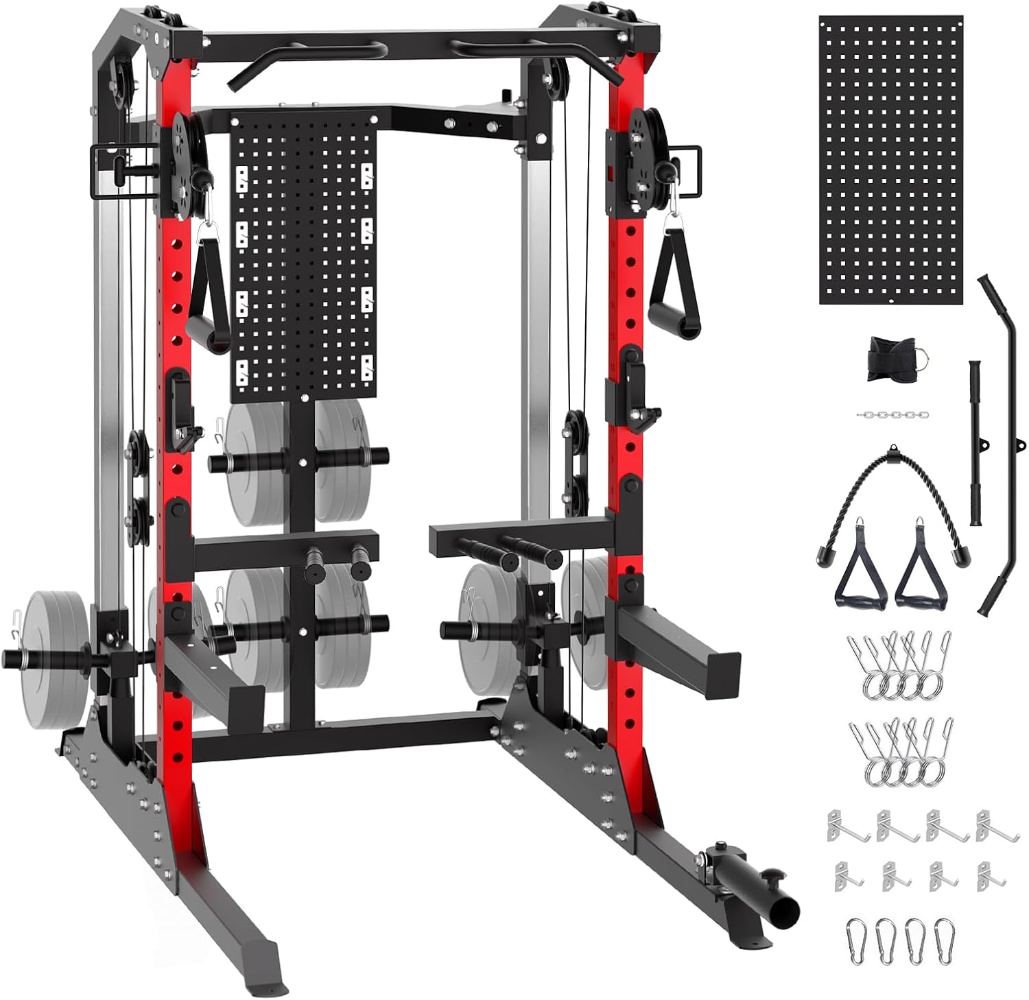 Power Cage, 2000LB Power Rack  - Home Gym Rack With Cables recensie en prijs