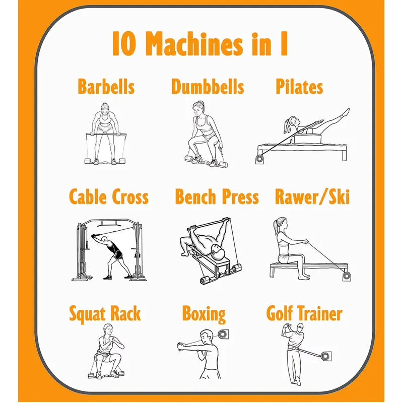 Multi Functional Gym Equipment - Home Gym Rack With Cables recensie en prijs