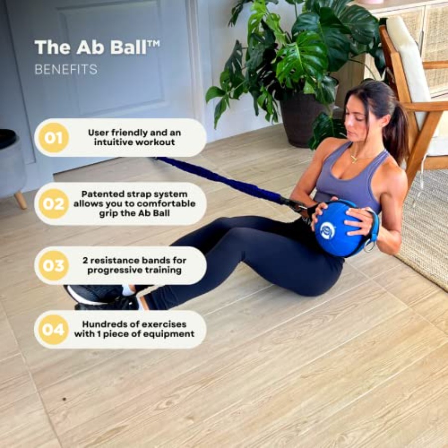 Ab Ball - 3-in-1 medicine ball - Home Gym Leg recensie en prijs