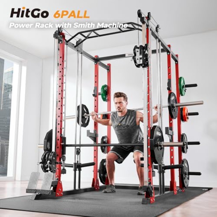 All-in-One Power Rack with Smi - Home Gym Rack With Cables recensie en prijs