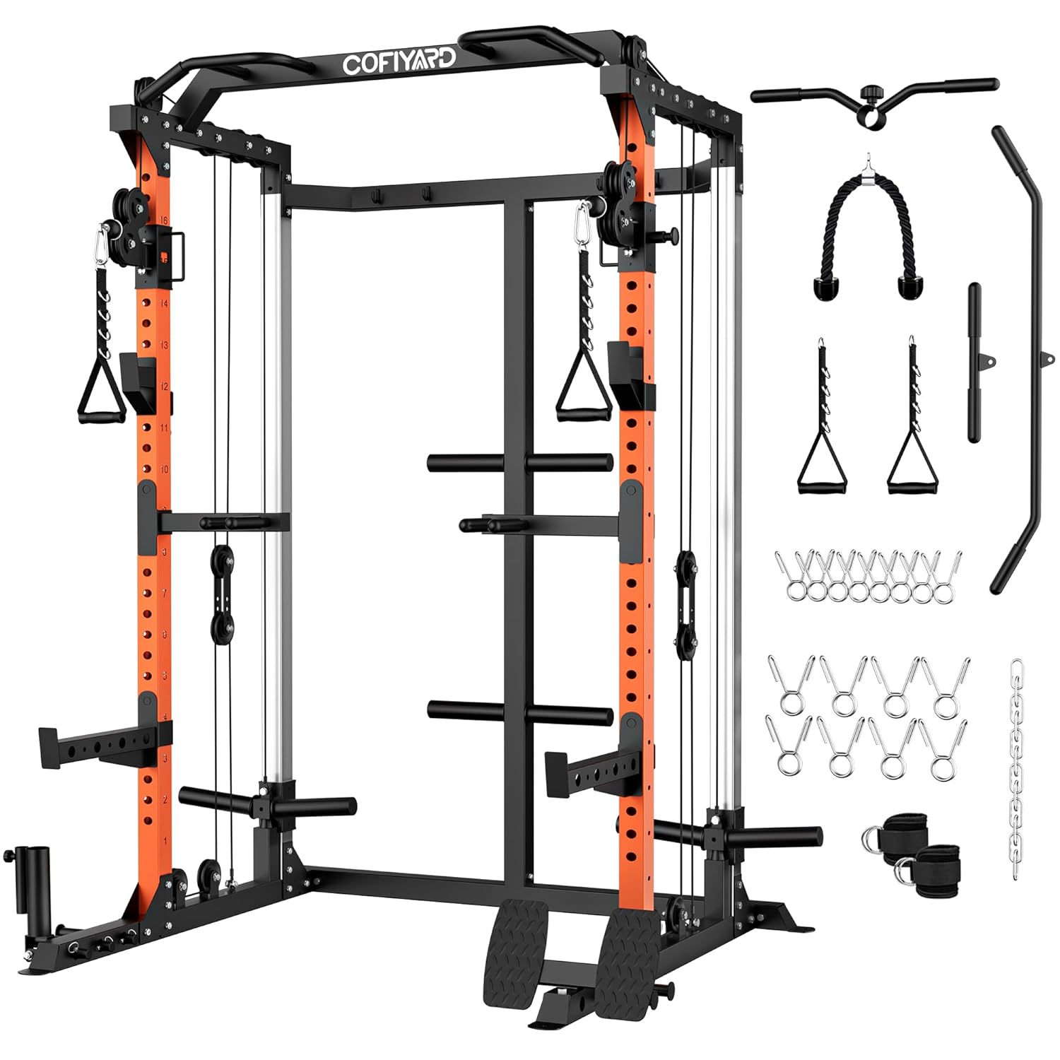 Power Cage, Power Rack with Du - Home Gym Rack With Cables recensie en prijs