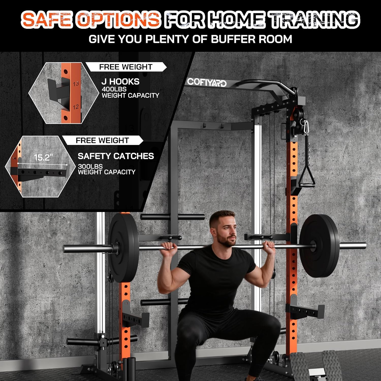 Power Cage, Power Rack with Du - Home Gym Rack With Cables recensie en prijs