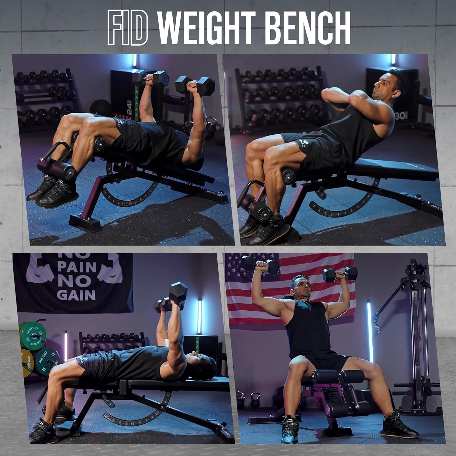 Home Gym Weight Bench - Steel  - Home Gym Leg recensie en prijs