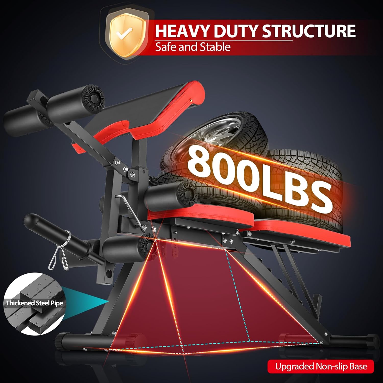 Home Gym Workout Bench - Metal - Home Gym Leg recensie en prijs