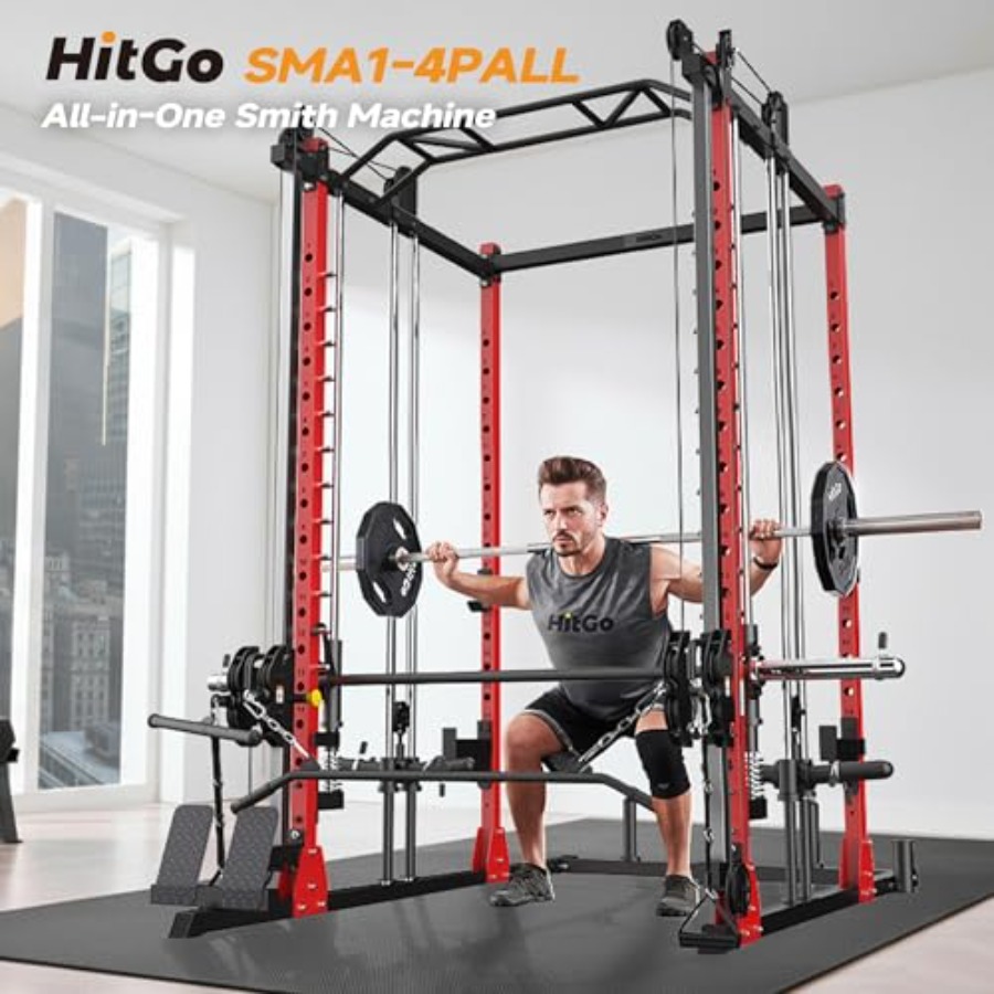 All-in-One Power Rack with Smi - Home Gym Rack With Cables recensie en prijs