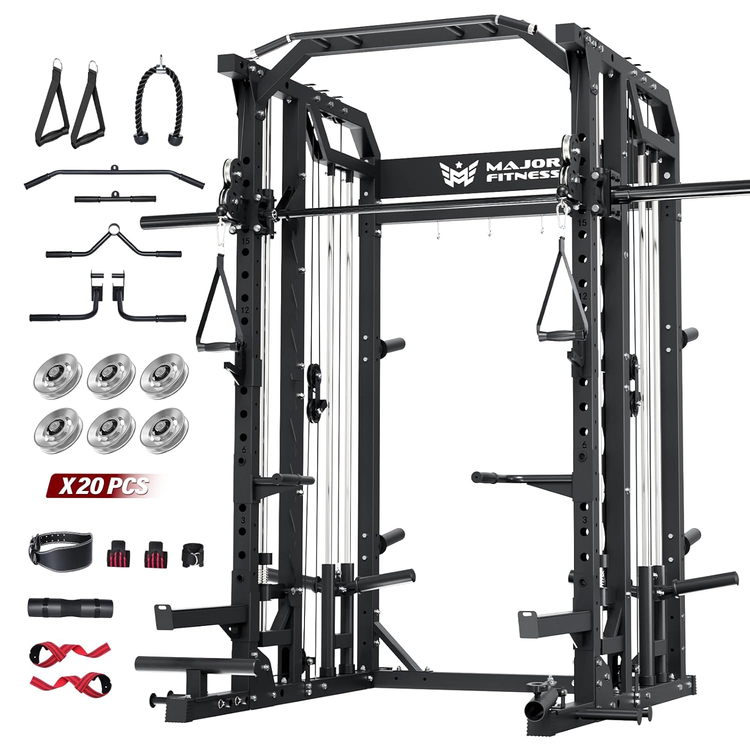 Smith Machine Home Gym Squat R - Home Gym Rack With Cables recensie en prijs