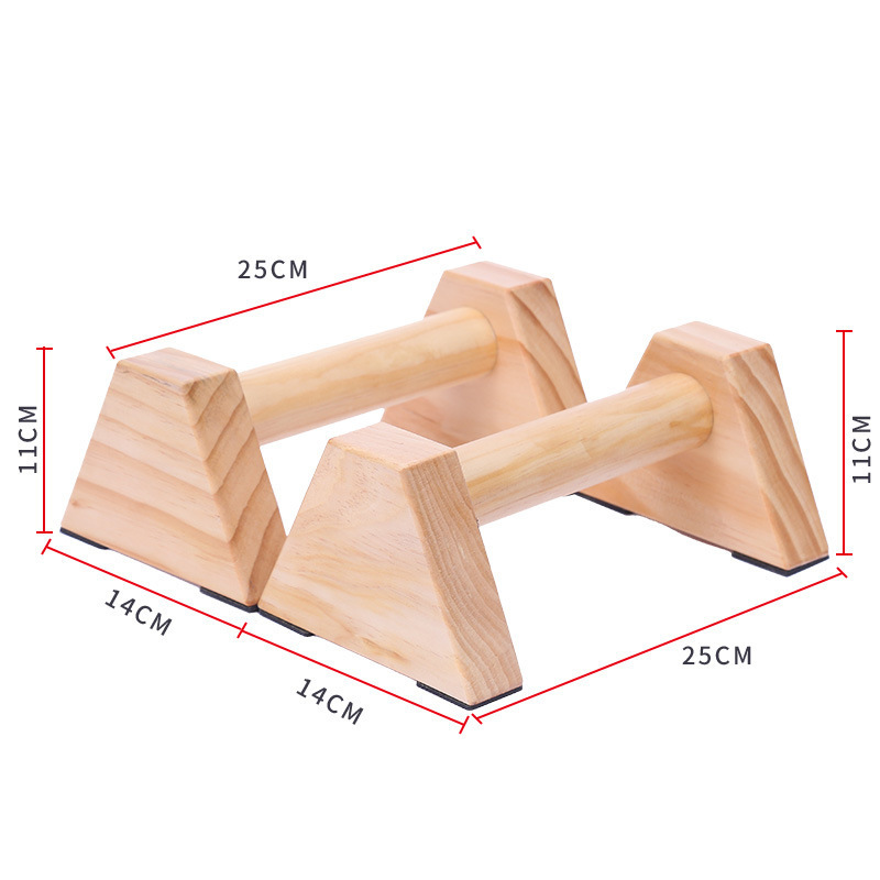 Wooden Push-Up Support Stands  - Push Up Stand Bar recensie en prijs