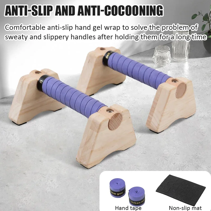 Wooden Push-up Stand Non-SlipP - Push Up Stand Bar recensie en prijs