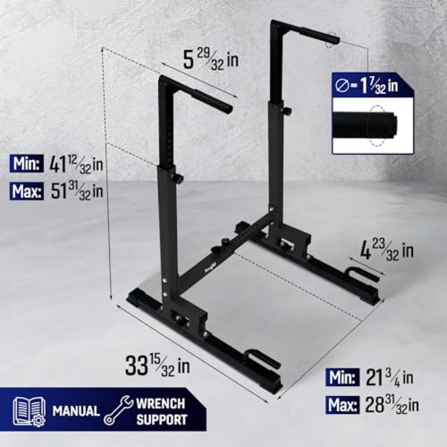 Dip Stand 500 LBS Capacity 80  - Push Up Stand Bar recensie en prijs