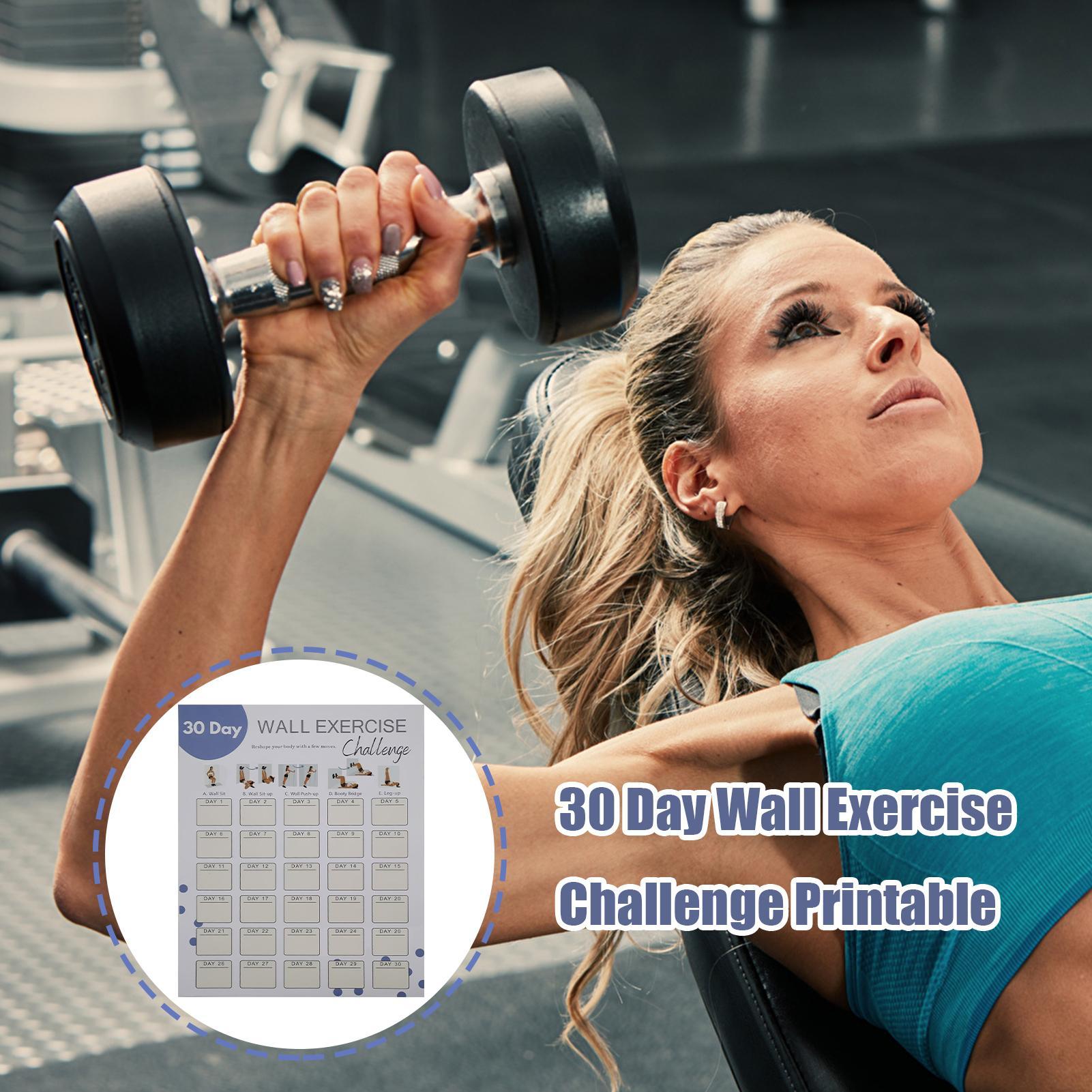 Wall Fitness Planner 30 Days H - Workout Plan Home Gym recensie en prijs
