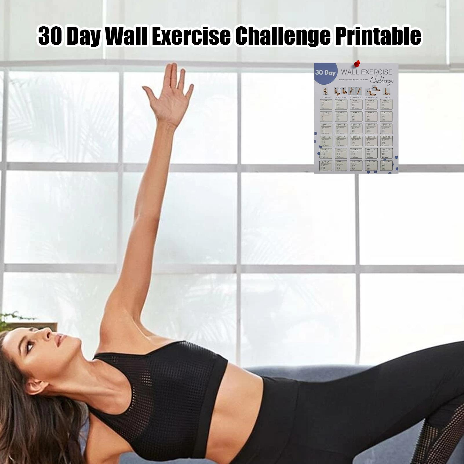 Wall Fitness Planner 30 Days H - Workout Plan Home Gym recensie en prijs