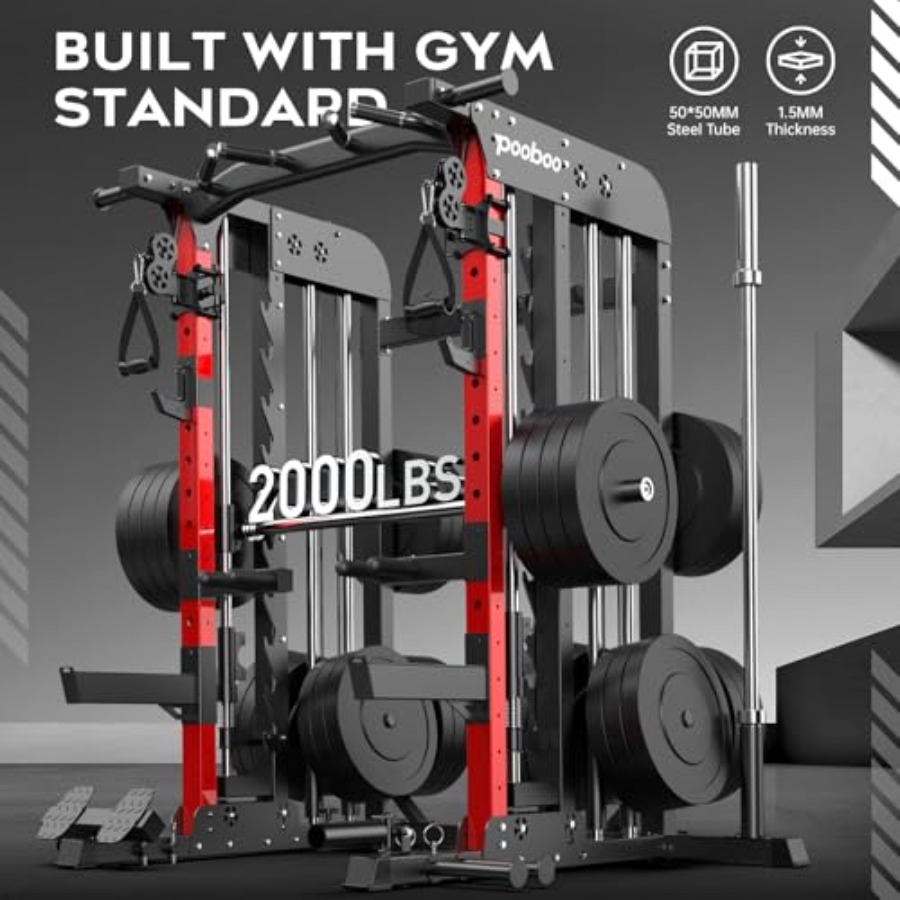 Home Gym Power Cage 2000LB Squ - Home Gym Rack With Cables recensie en prijs