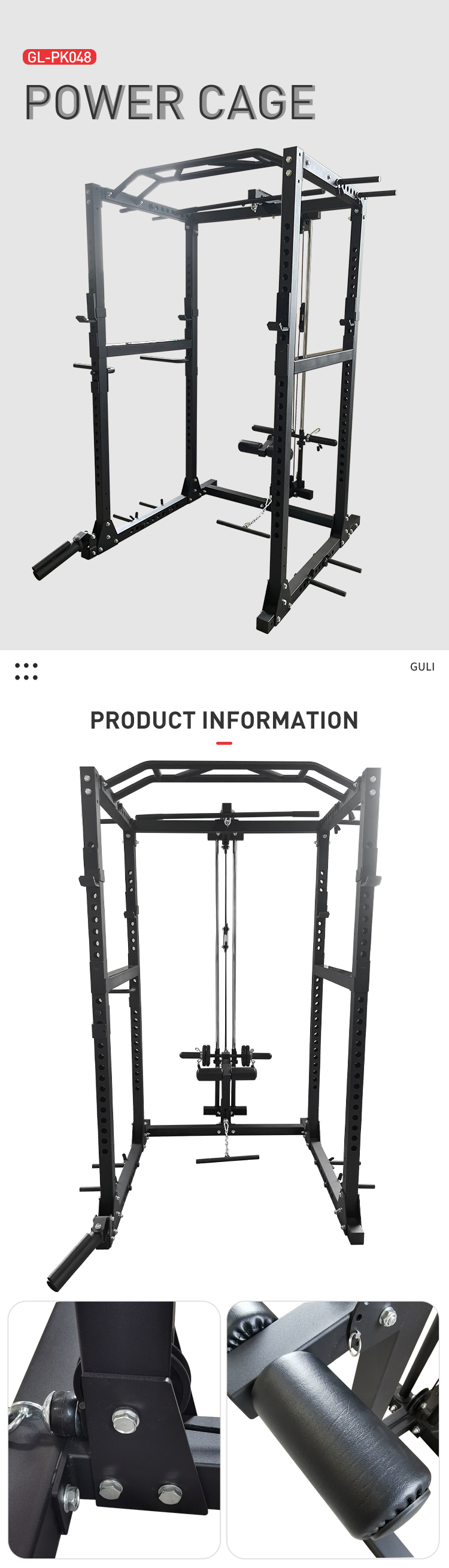 Commercial Power Cage With Lat - Lat Pulldown Cable recensie en prijs